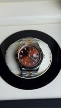 Rolex Oyster Perpetual | Double Tone Chain Copper Dial | Premium Quality