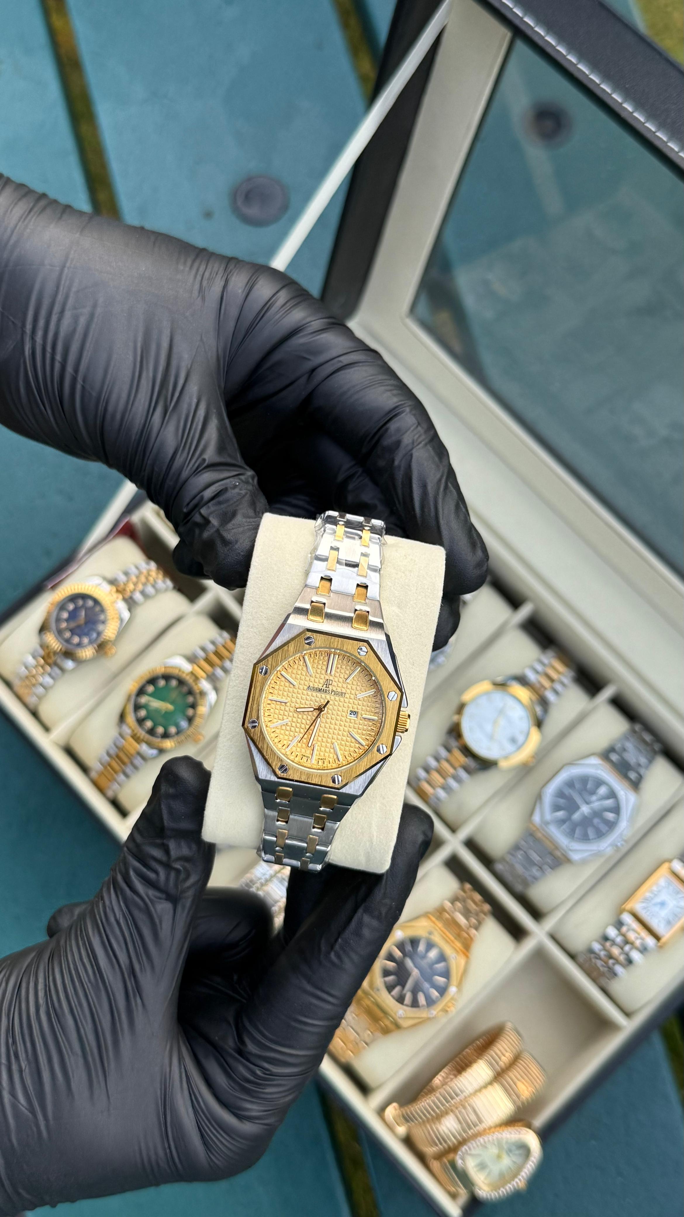 Audemars Piguet | Golden Dial Double Tone | Master Quality