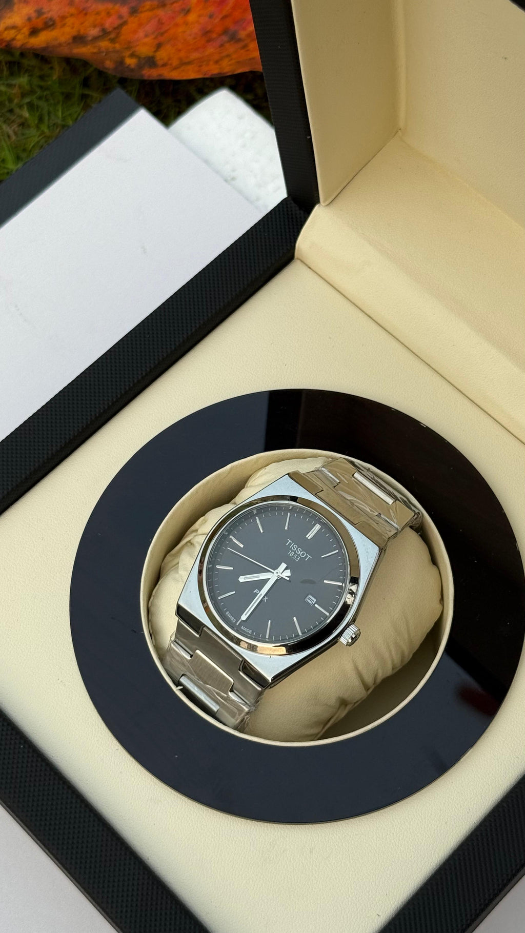 Tissot PRX 1853 | Silver Black | Premium Quality