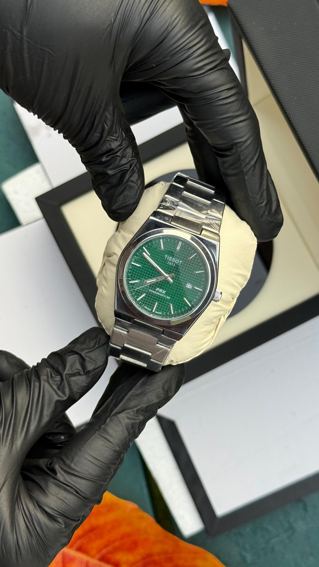 Tissot PRX 1853 | Silver Green | Premium Quality