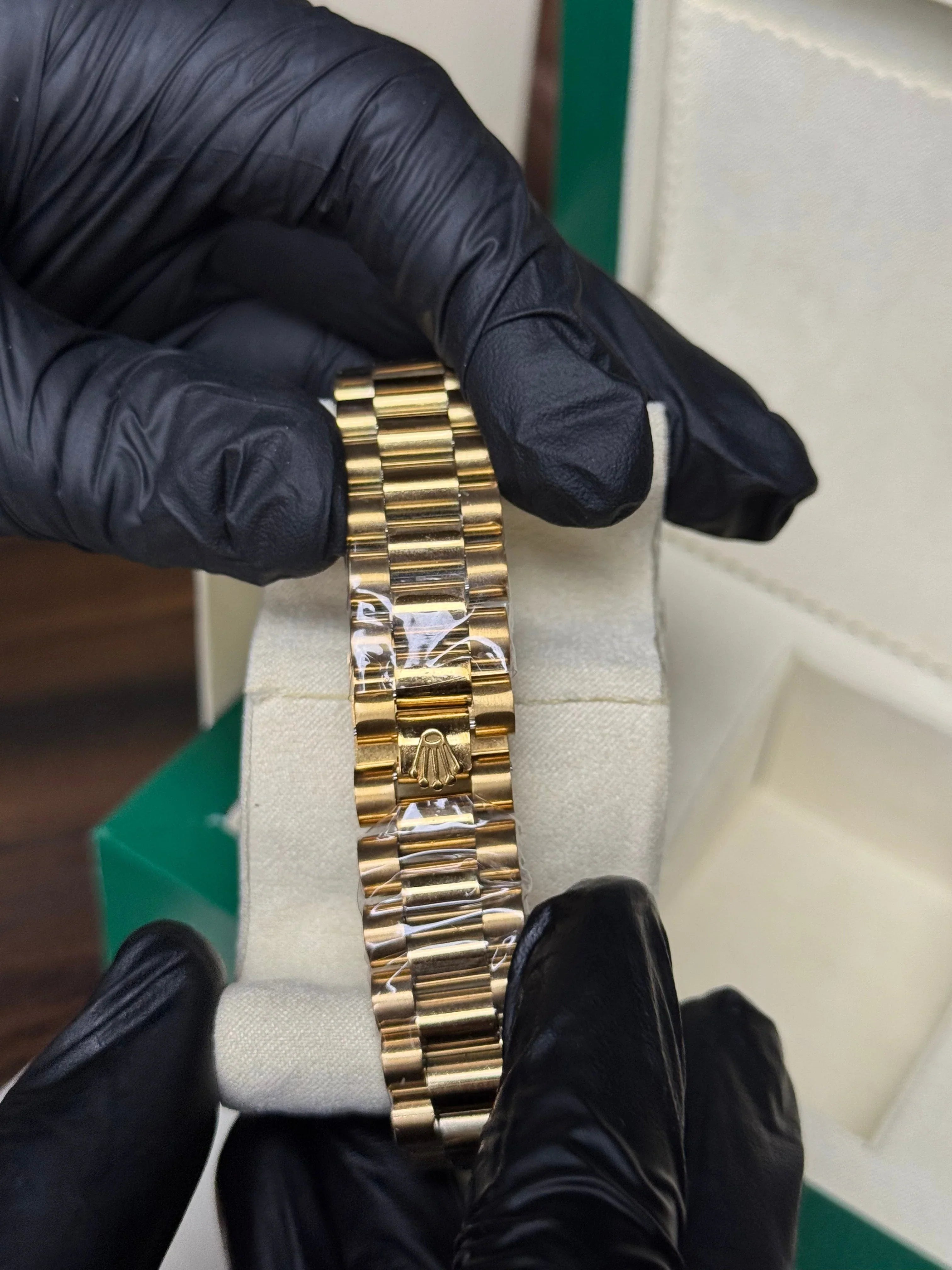 Rolex Oyster Perpetual | Golden Chain Silver Dial | Premium Quality