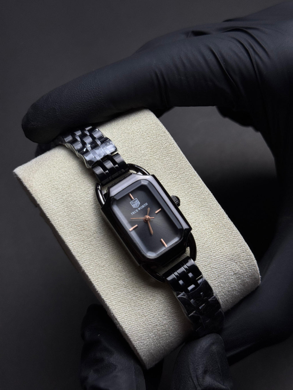 True Worth Rectangle | Black | Premium Quality